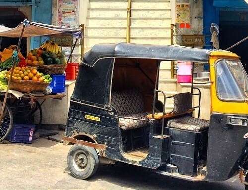 ¿Cómo es viajar en un Rickshaw en India?