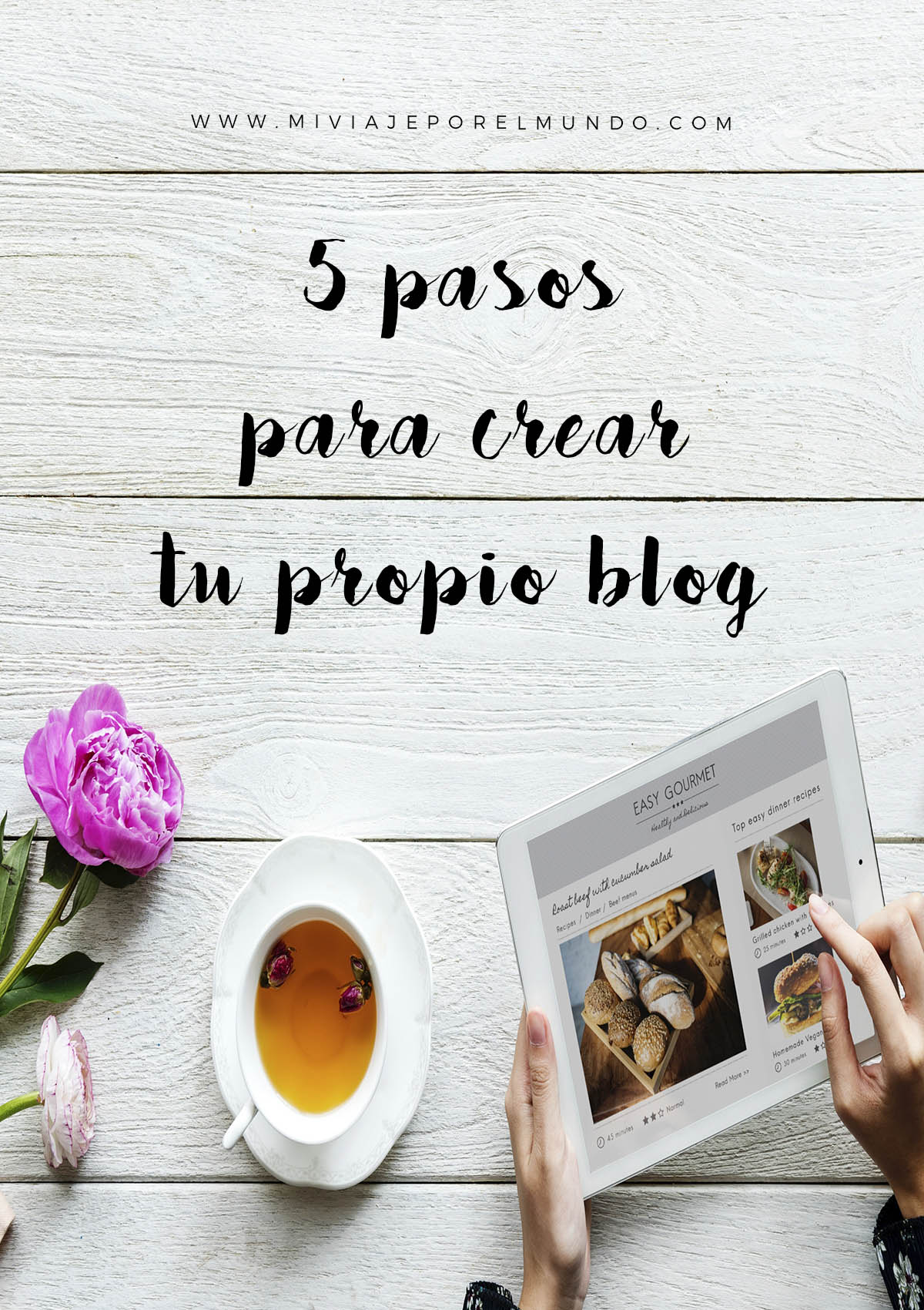 como crear un blog de viajes en 5 pasos