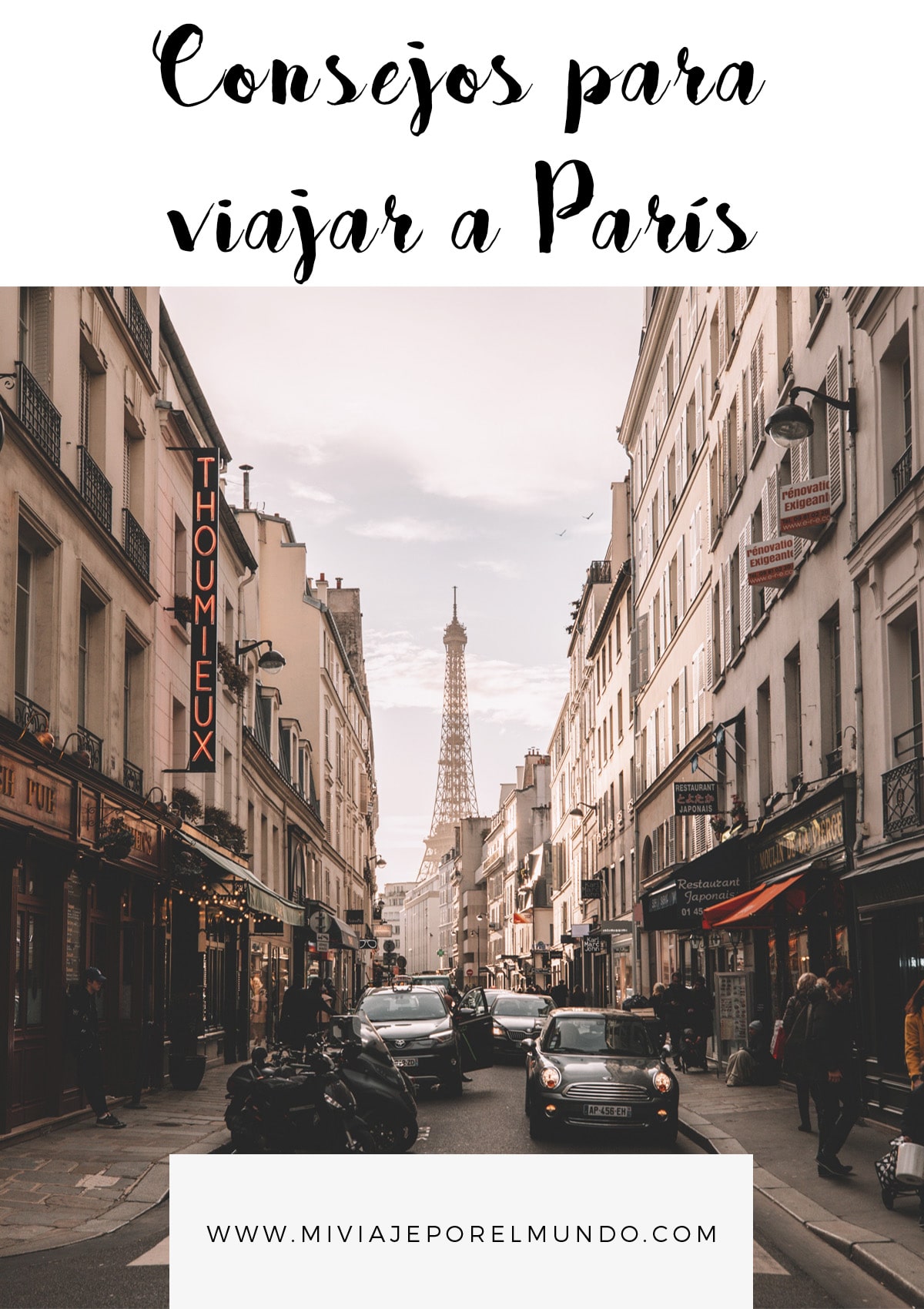 consejos para viajar a paris por primera vez